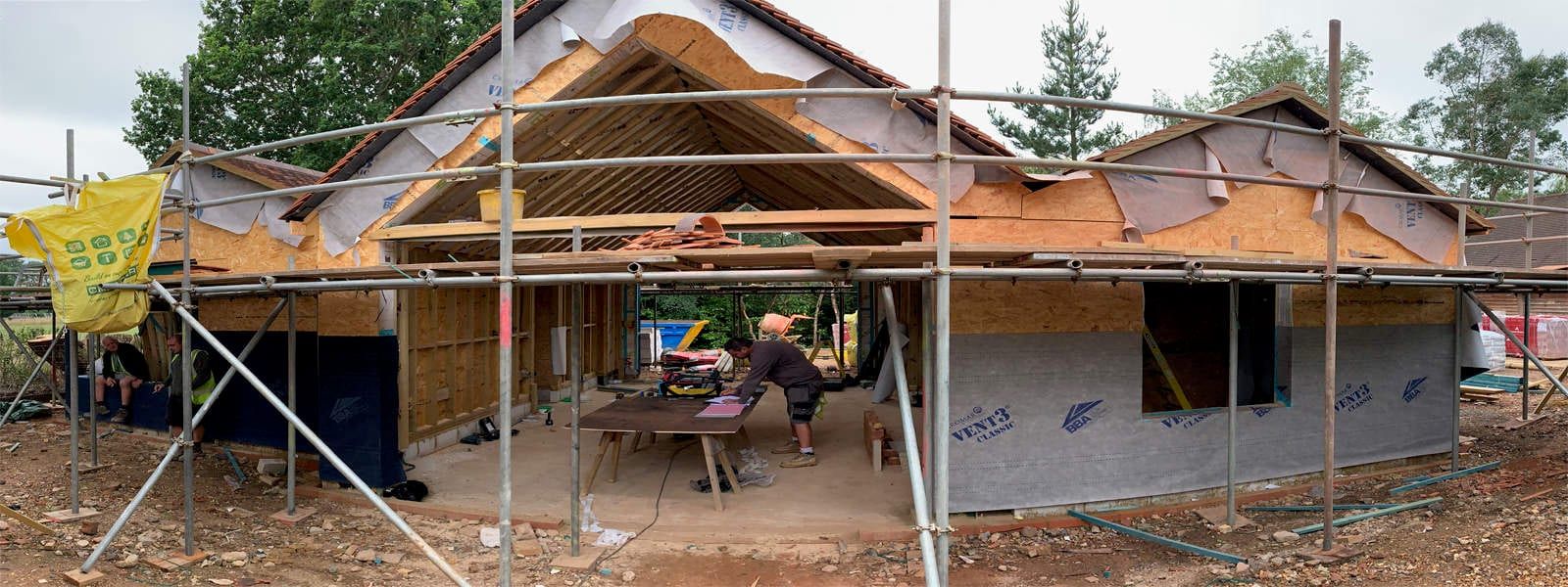 Near Passivhaus timber-frame completed for new build retirement home in Surrey, view 1