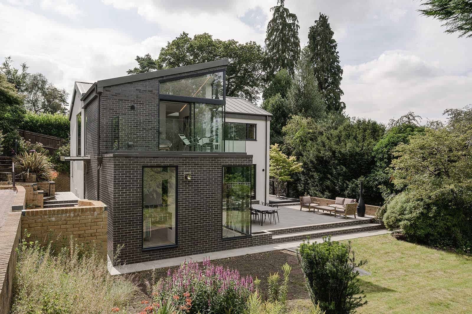 Completed - a 1960s Extension & Refurbishment, Haslemere, view 1