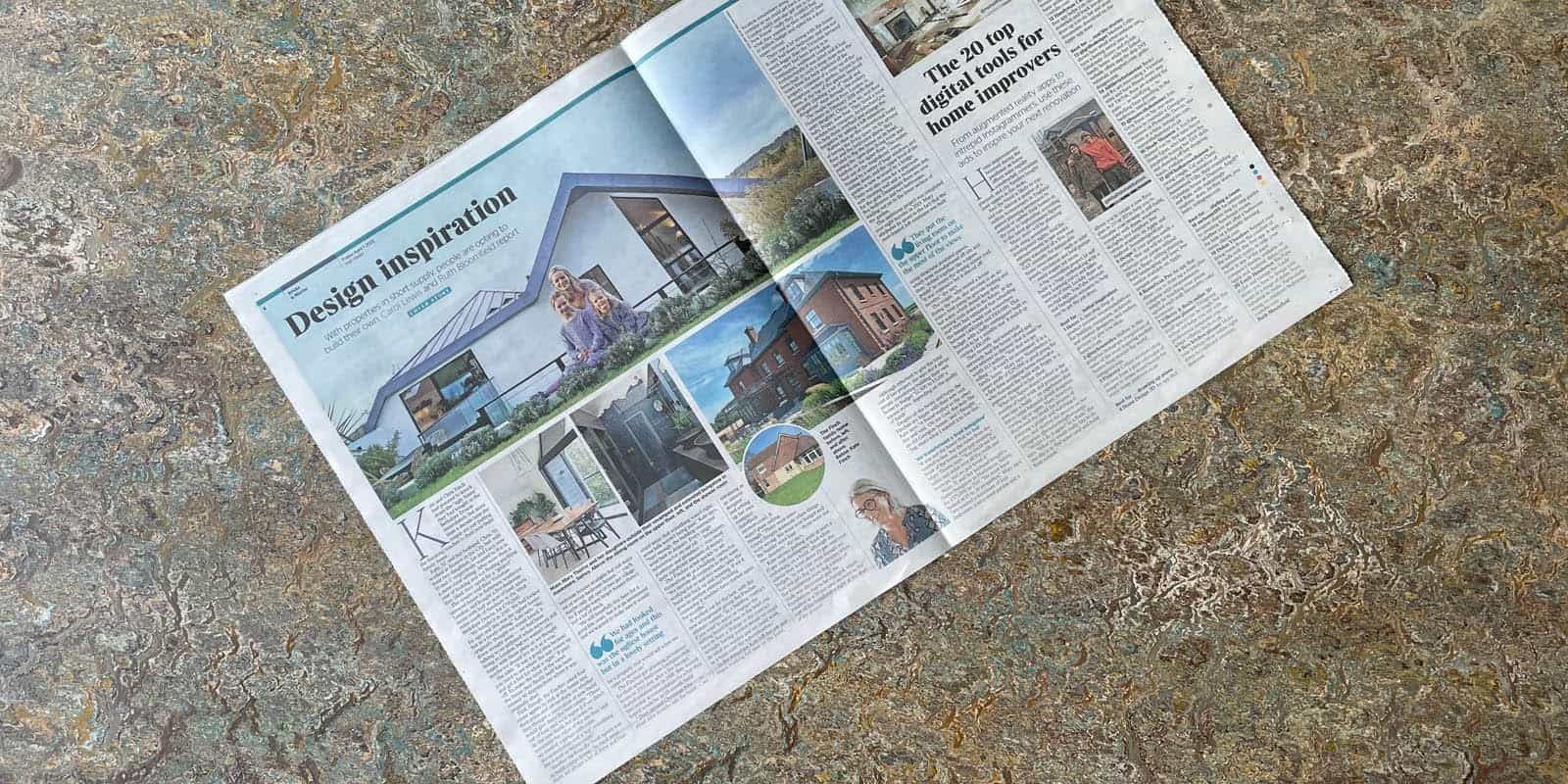 Our 1960s Bungalow project has been featured in The Times newspaper, view 1