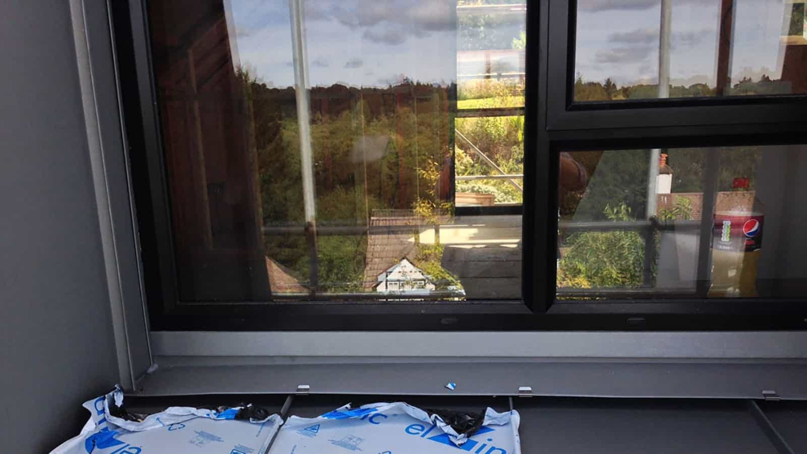 Upside-down house conversion in progress, view 2