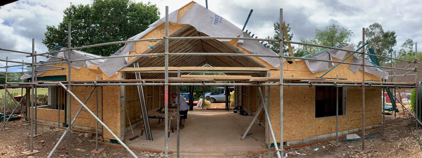 Near Passivhaus timber-frame completed for new build retirement home in Surrey, view 2