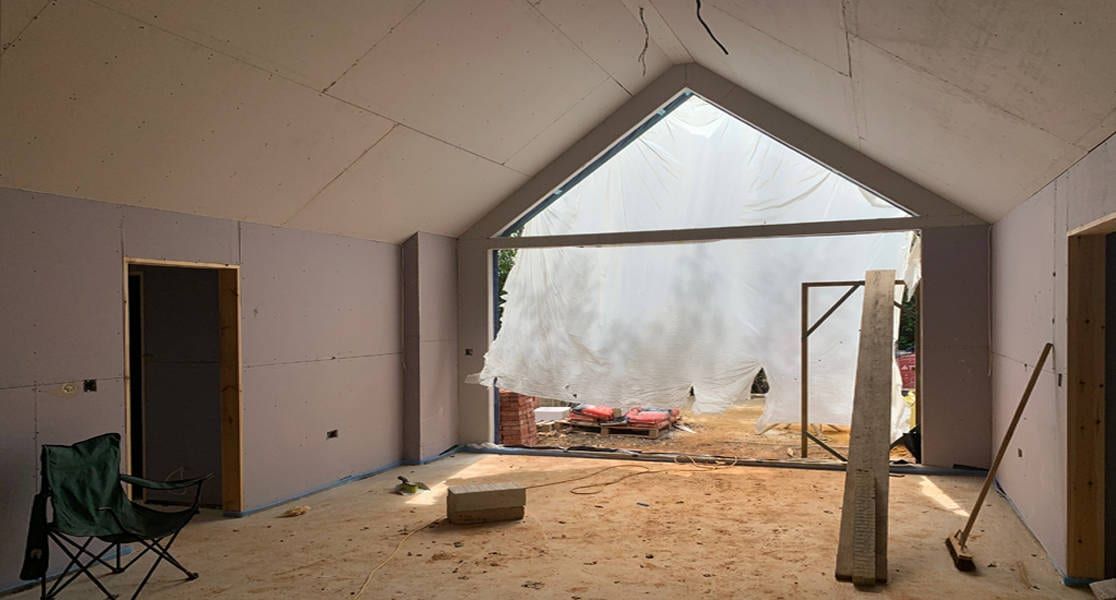 Great progress for our new build retirement home, Chiddingfold, Surrey, view 2