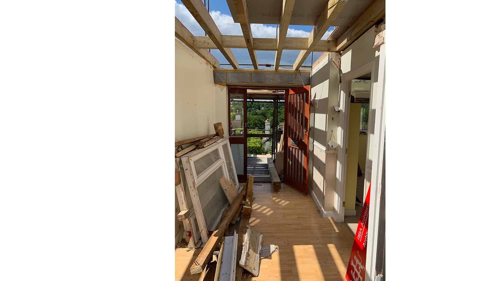 Work has begun to transform a bungalow in Haslemere, Surrey, view 2