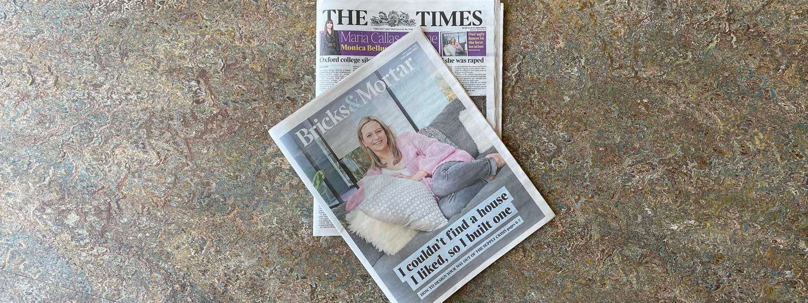 Our 1960s Bungalow project has been featured in The Times newspaper, view 2