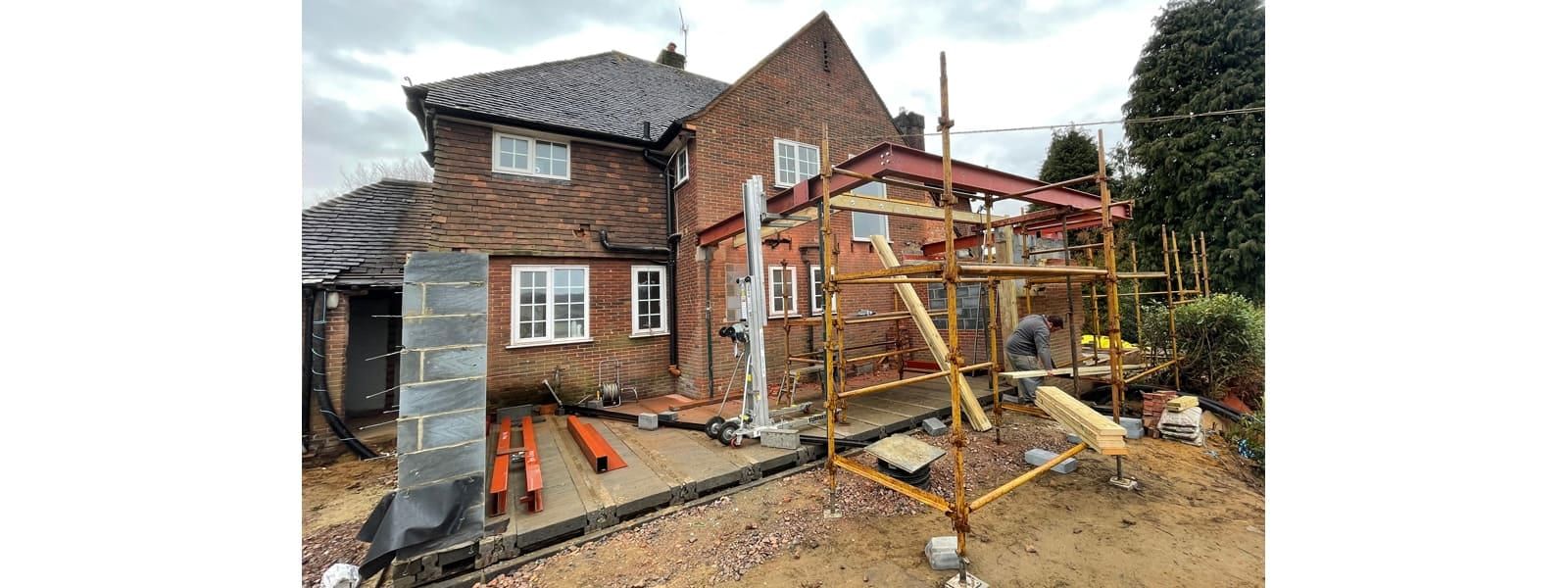 Extension & remodelling to 1930s family home, Dorking, Surrey, view 3