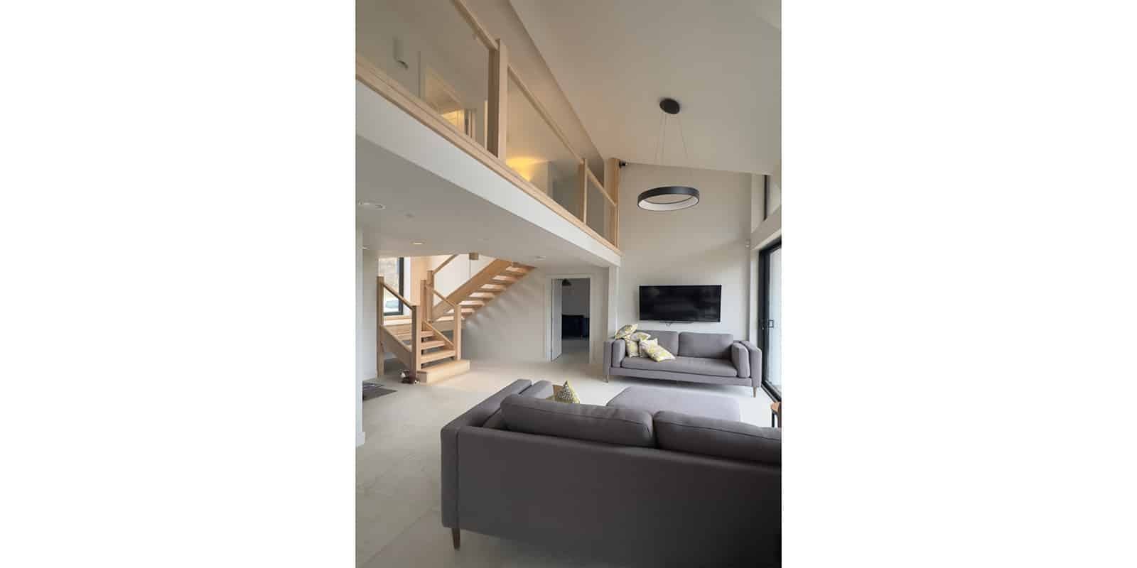Country house remodelling nearing completion, Liss SDNP, view 3