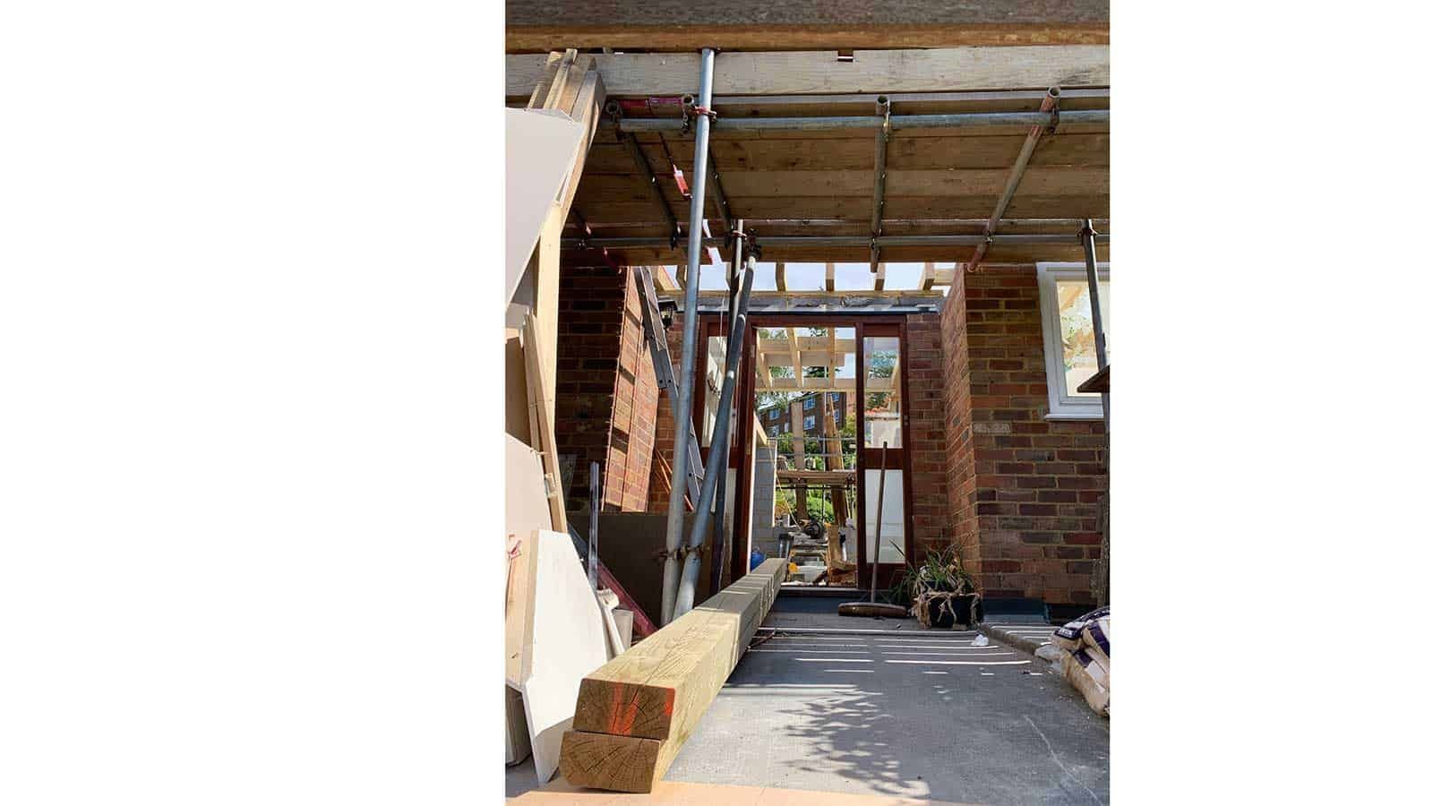 Work has begun to transform a bungalow in Haslemere, Surrey, view 3