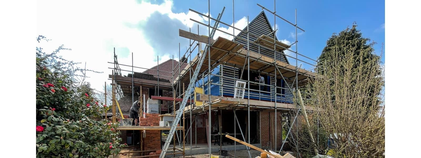 Extension & remodelling to 1930s family home, Dorking, Surrey, view 4
