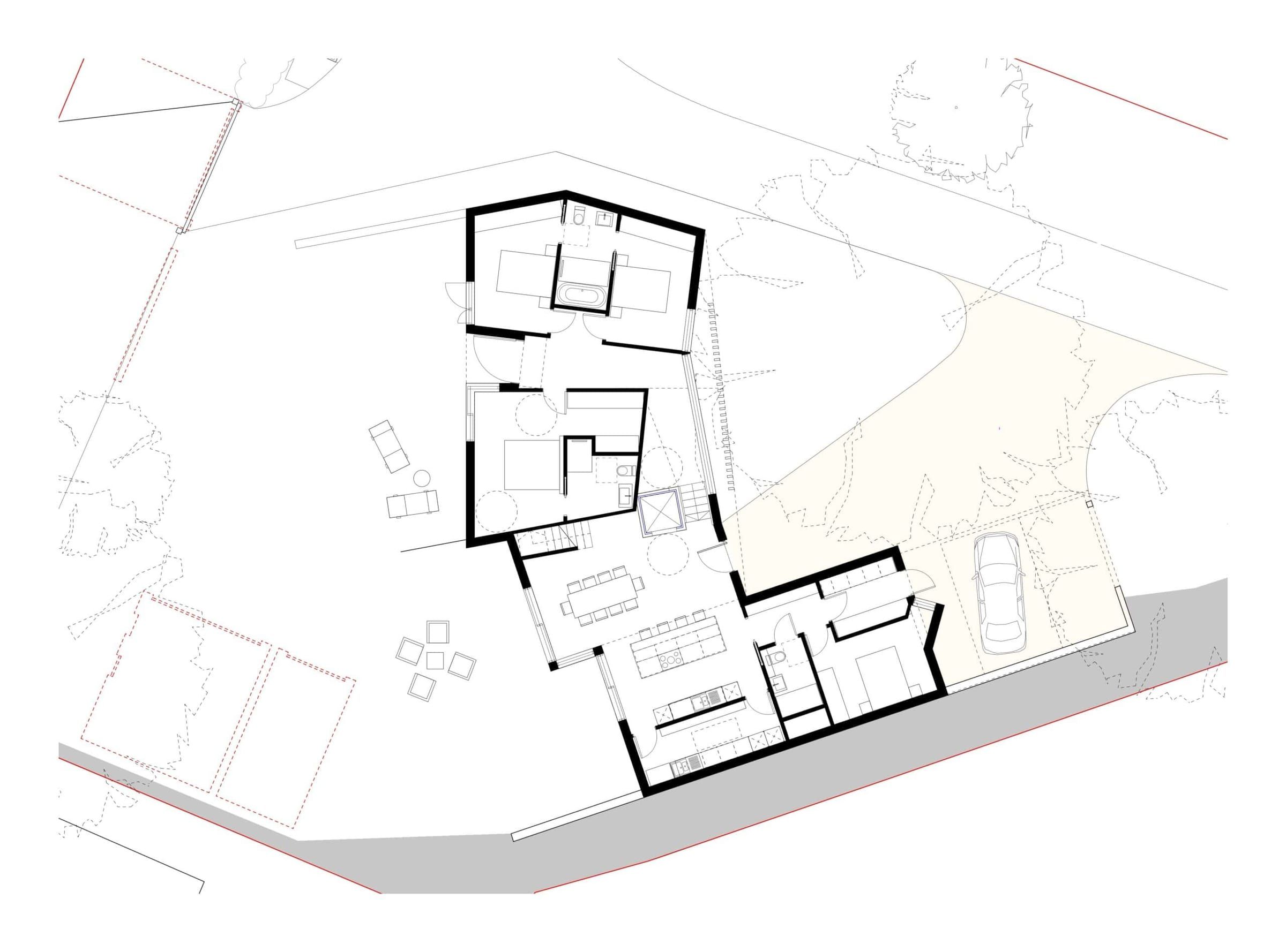 New-build, low-energy design, Waverley, Surrey, view 4