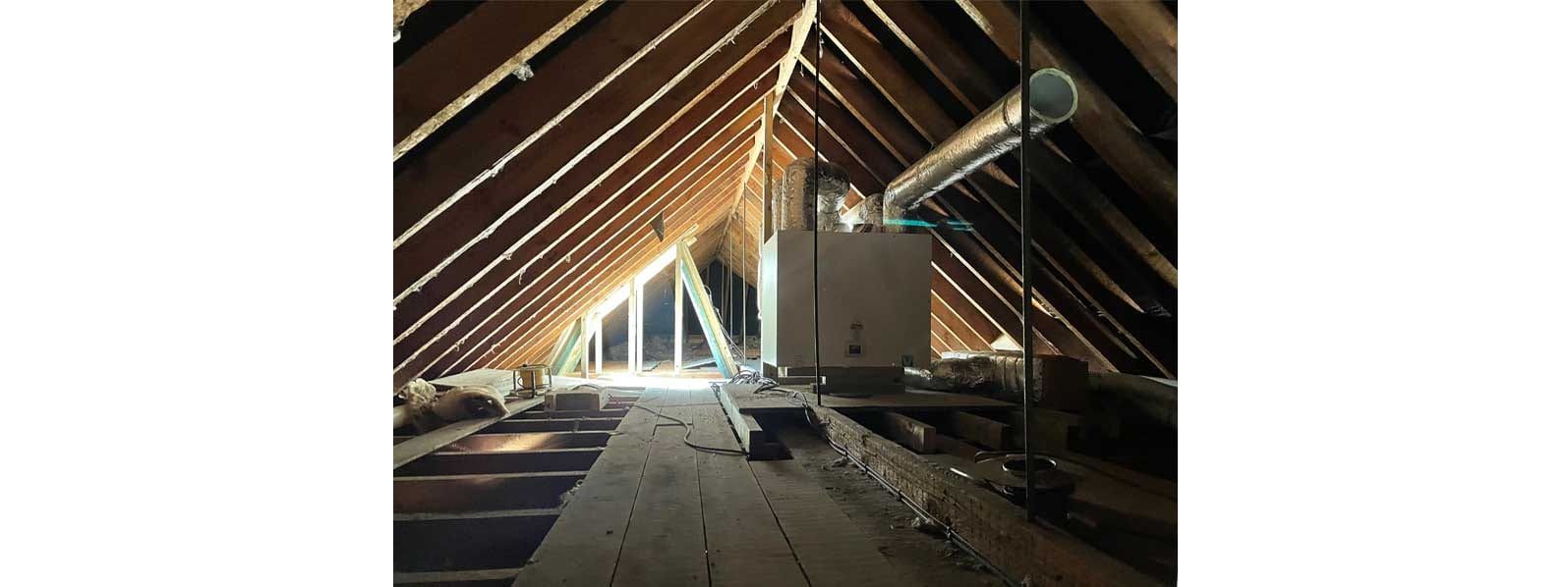 Construction progress country house remodelling, Liss SDNP, view 5
