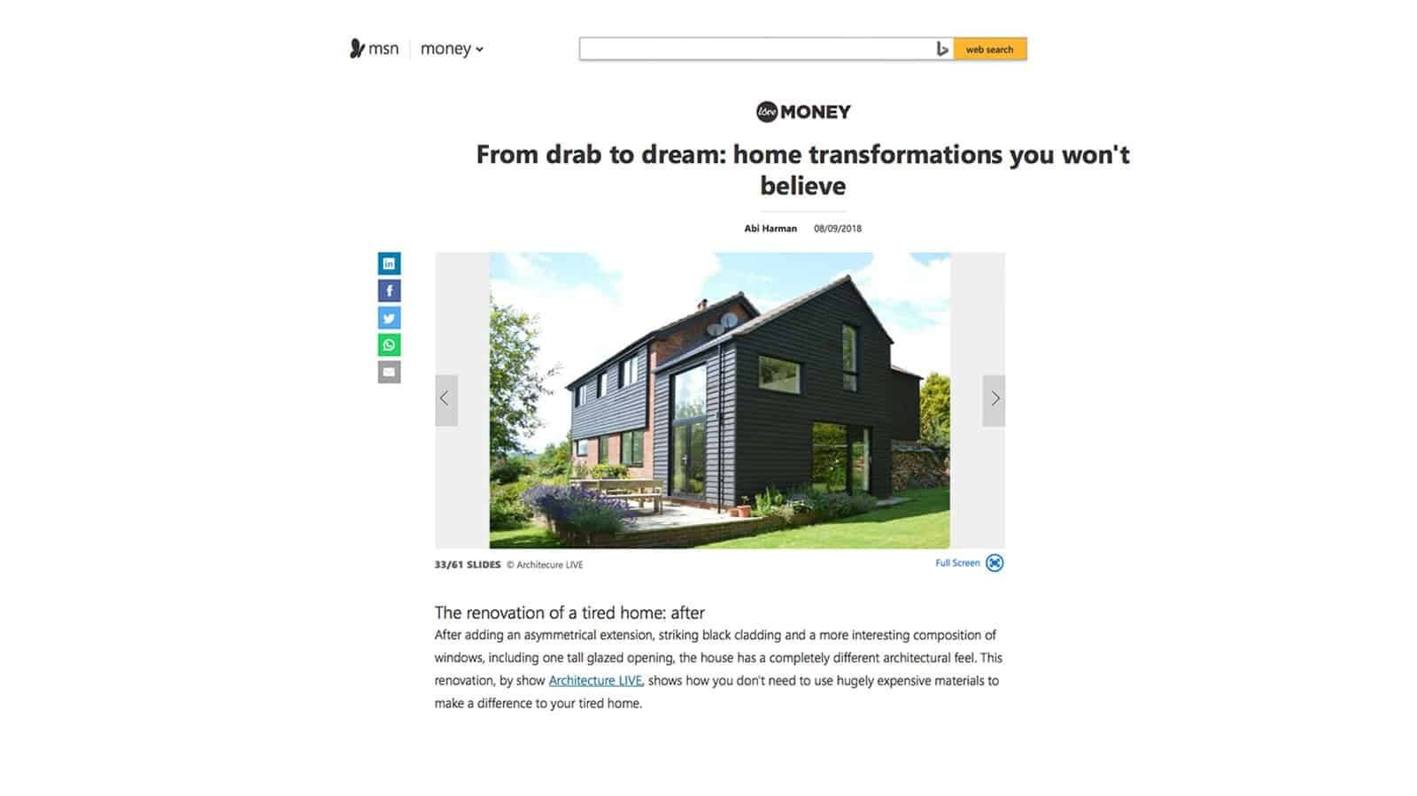 ArchitectureLIVE Featured on msn.com