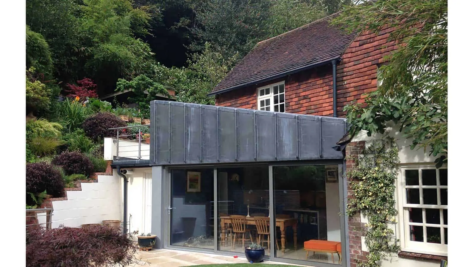 Completed Contemporary Kitchen Extension in Rake, West Sussex