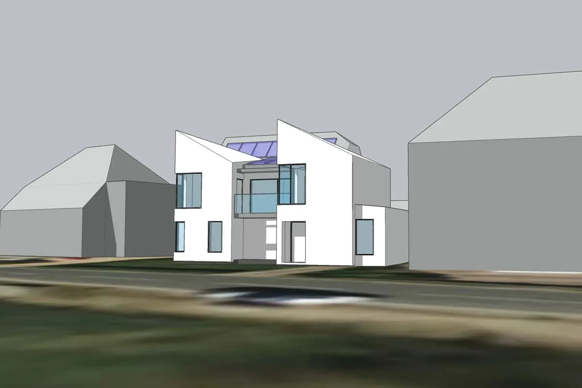 Planning permission granted for seafront property modernisation in Hill Head, Fareham