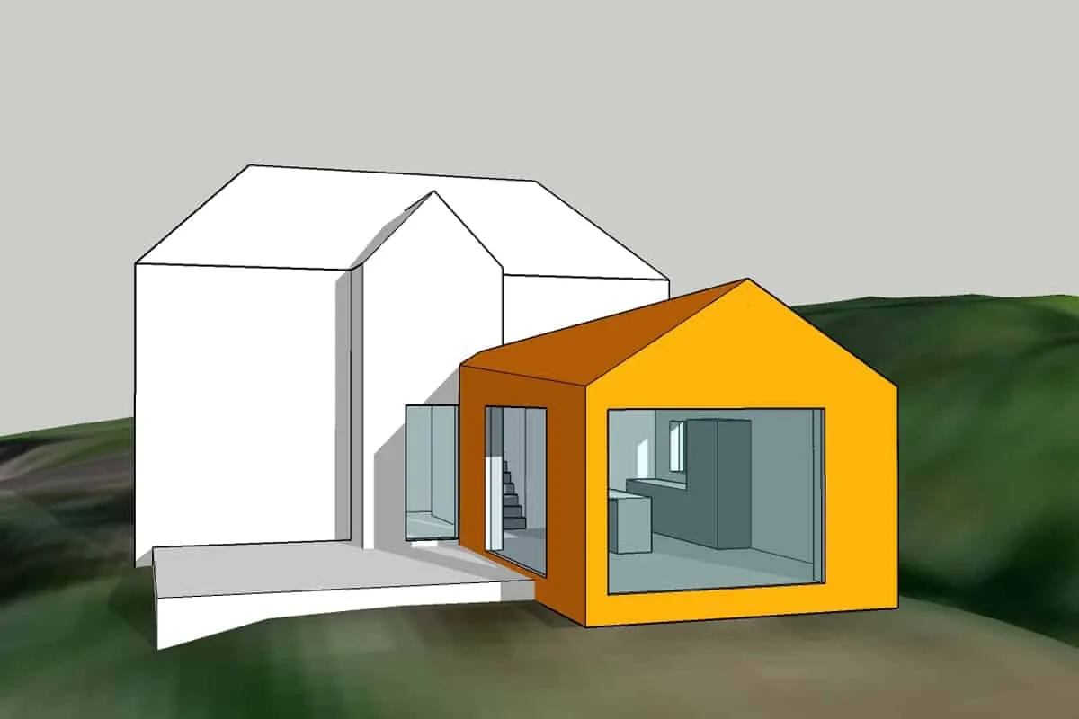 Planning granted for contemporary extension, Haslemere, Surrey