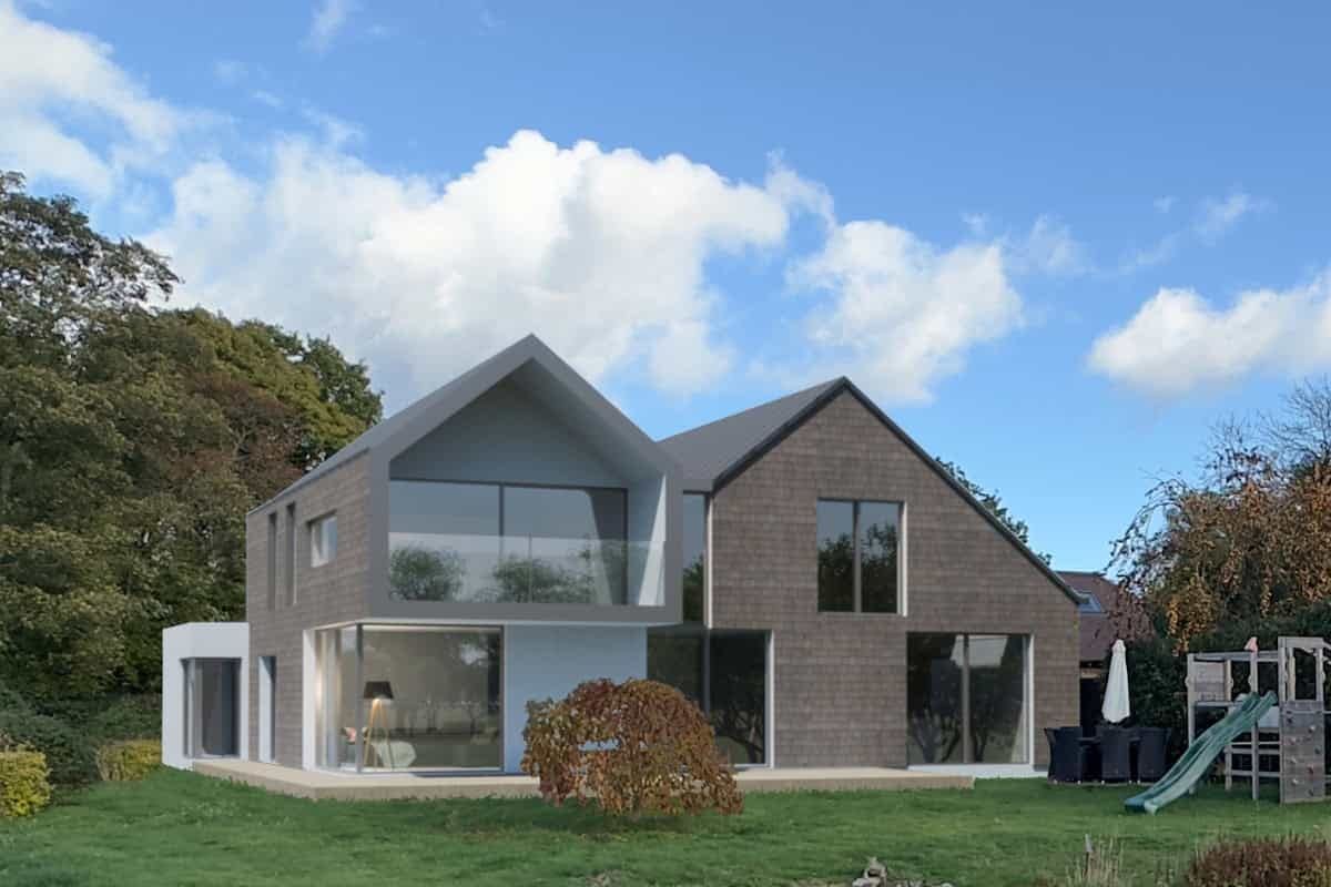 Planning granted for chalet bungalow extension and remodelling, Liphook, East Hampshire