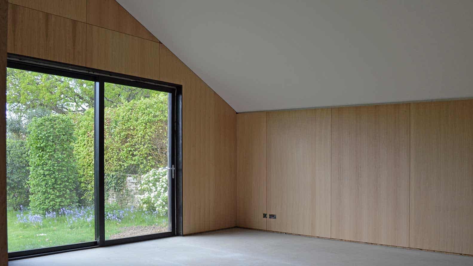 Finishes on the way at near-Passivhaus annex