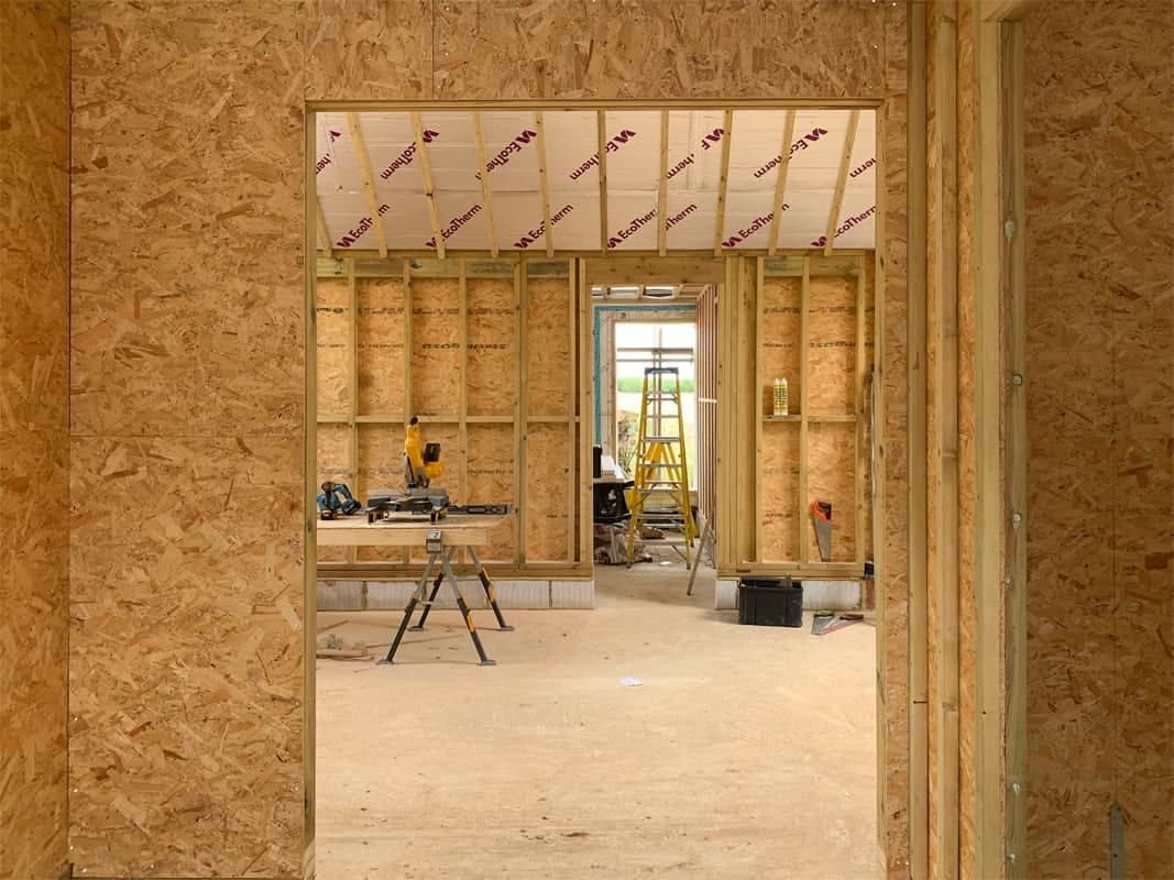 Near Passivhaus timber-frame completed for new build retirement home in Surrey